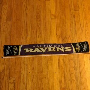 Baltimore Ravens Purple and Gold Scarf